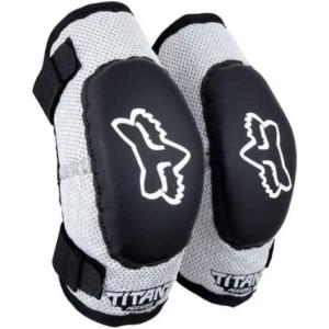 imageFox Racing Peewee Titan Motocross Elbow GuardBlackSilver