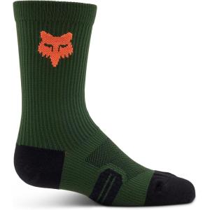 imageFox Racing Boys Youth 6quot Ranger Crew SockDark Sage