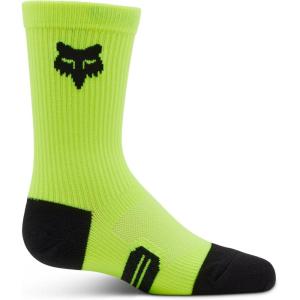 imageFox Racing Boys Youth 6quot Ranger Crew SockFluorescent Yellow
