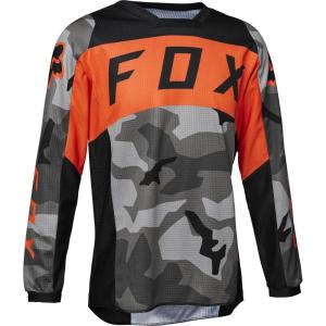 imageFox Racing Kids Youth 180 Bnkr Motocross JerseyGrey Camo