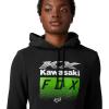 imageFox Racing Womens Fox X Kawi Pullover Fleece HoodieBlack