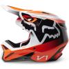 imageFox Racing V1 Motocross Helmet Matte Black XSmallLEED  Flo Orange
