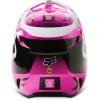 imageFox Racing V1 Motocross Helmet Matte Black XSmallLEED  Pink