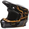 imageFox Racing V2 Motocross Helmet VIZEN Black XSmallMERZ  BlackGold