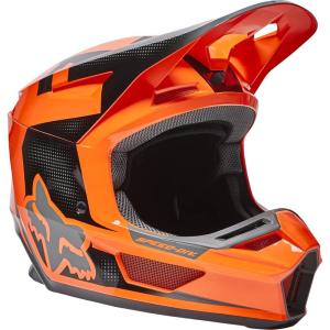 imageFox Racing V2 Motocross Helmet VIZEN Black XSmallDIER  Flo Orange