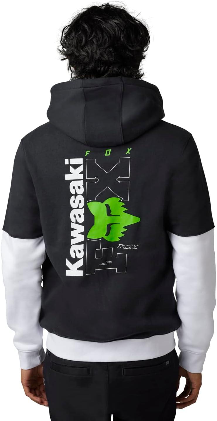 imageFox Racing Mens Fox X Honda Zip Fleece HoodieBlackWhite