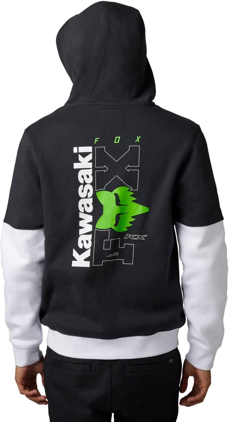 imageFox Racing Mens Fox X Honda Zip Fleece HoodieBlackWhite