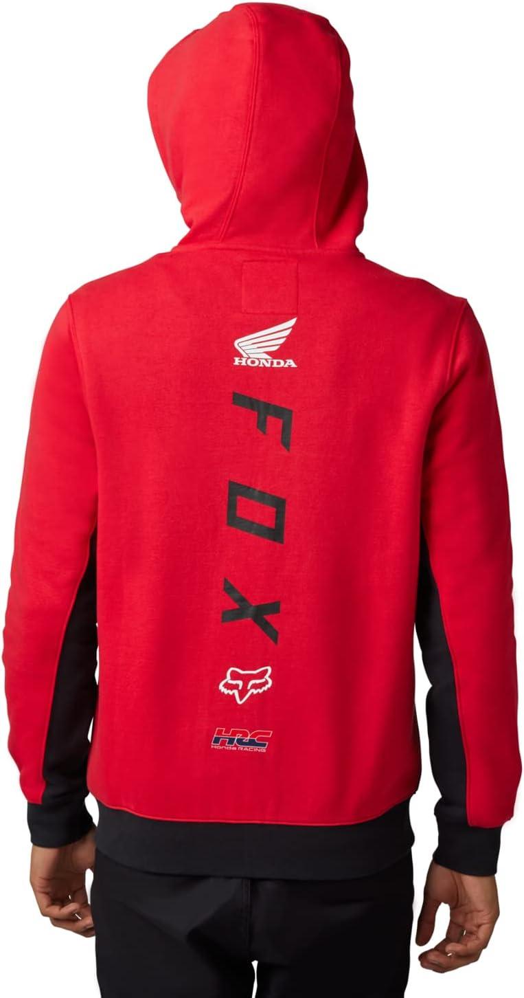 imageFox Racing Mens Fox X Honda Zip Fleece HoodieFlame Red