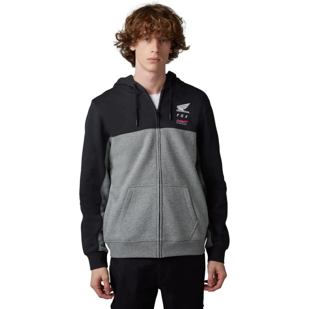 imageFox Racing Mens Fox X Honda Zip Fleece HoodieBlack