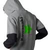 imageFox Racing Mens Fox X Honda Zip Fleece HoodieHeather Graphite
