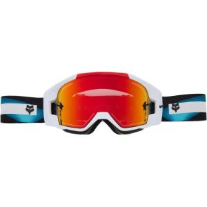 imageFox Racing Unisex Vue Motocross Dirt Bike GoggleWithered BlackWhite  Spark Mirrored Lens