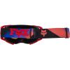 imageFox Racing unisexadult Airspace Motocross GoggleStreak Flo Red  Spark Mirrored Lens