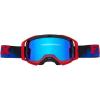 imageFox Racing unisexadult Airspace Motocross GoggleStreak Flo Red  Spark Mirrored Lens