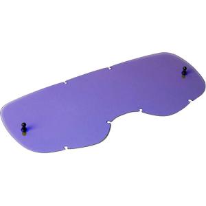 imageFox Racing Mens AIRSPACEMain MX20 CHRM LEXAN Lens Blue One SizeBlue