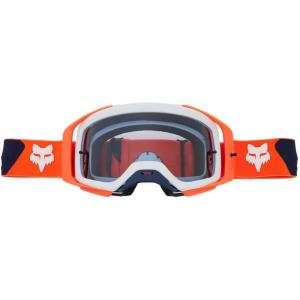 imageFox Racing unisexadult Airspace Motocross GoggleCore NavyOrange  Smoke Lens