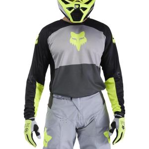 imageFox Racing Mens 180 Motocross Dirt Bike JerseyBlackYellow Flow
