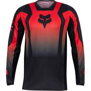 imageFox Racing Mens 180 Motocross Dirt Bike JerseyFluorescent Red Lean