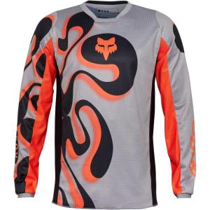 imageFox Racing Mens 180 Motocross Dirt Bike JerseySteel Grey Emotion