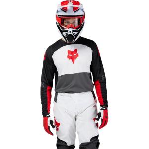 imageFox Racing Mens 180 Motocross Dirt Bike JerseyWhiteRed Flow