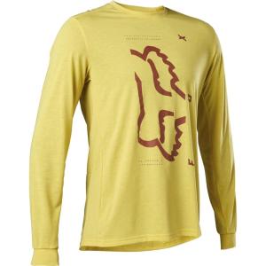 imageFox Racing Mens Ranger Dri Release LS Mountain Bike JerseyPear Yellow