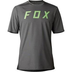 imageFox Racing Mens Ranger SS Mountain Bike JerseyMoth Race  Pewter