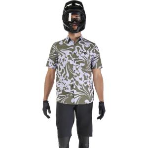 imageFox Racing Mens Ranger Ss Woven Button Down Mountain Bike JerseyMilitary