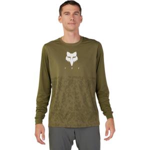 imageFox Racing Mens Ranger Tru Dri LS Mountain Bike JerseyOlive Green