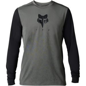 imageFox Racing Mens Ranger Tru Dri LS Mountain Bike JerseyPewter