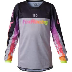 imageFox Racing Boys 180 Youth Statk JerseySteel Grey