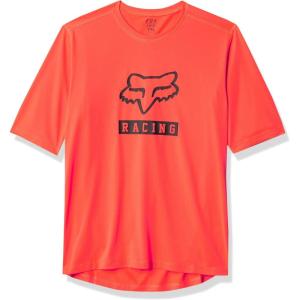imageFox Racing Kids Youth Ranger Short Sleeve Mountain Biking JerseyAtomic Punch