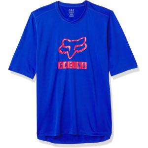 imageFox Racing Kids Youth Ranger Short Sleeve Mountain Biking JerseyBlue