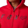 imageFox Racing Mens Standard Absolute Zip Fleece HoodieFlame Red