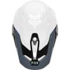 imageFox Racing V3 RS Motocross Dirt Bike Helmet Visor White SmallBlackOrange Grid