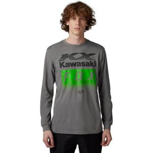 imageFox Racing Mens Fox X Kawi Premium Long Sleeve TeeHeather Graphite