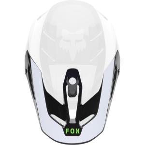 imageFox Racing V3 RS Motocross Dirt Bike Helmet Visor White SmallBlackPurple Grid