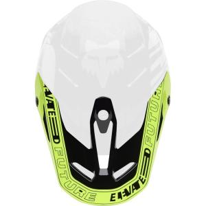 imageFox Racing V3 RS Motocross Dirt Bike Helmet Visor White SmallMulti Elevated