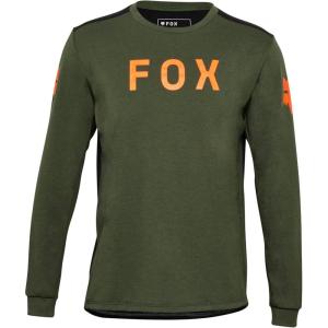 imageFox Racing Youth Ranger Long Sleeve Mountain Bike JerseyDark Sage