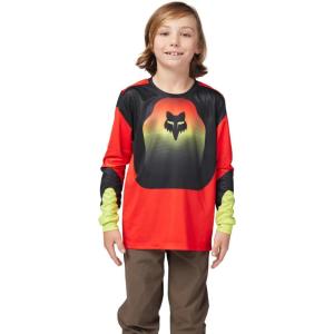 imageFox Racing Youth Ranger Long Sleeve Mountain Bike JerseyRedYellow Revise