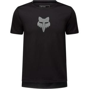 imageFox Racing Youth Ranger Short Sleeve Mountain Bike JerseyBlack Fox Head