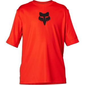 imageFox Racing Youth Ranger Short Sleeve Mountain Bike JerseyFluorescent Red