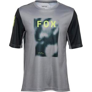 imageFox Racing Youth Ranger Short Sleeve Mountain Bike JerseySteel Grey Taunt