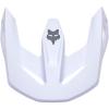imageFox Racing V1 Helmet Motocross Dirt Bike Visor Black SmallMediumMatte White