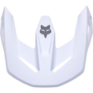 imageFox Racing V1 Helmet Motocross Dirt Bike Visor Black SmallMediumMatte White