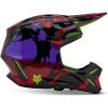 imageFox Racing Unisex V3 Motocross Dirt Bike HelmetFluorescent Yellow Throttle