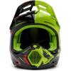 imageFox Racing Unisex V3 Motocross Dirt Bike HelmetFluorescent Yellow Throttle