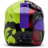 imageFox Racing Unisex V3 Motocross Dirt Bike HelmetFluorescent Yellow Throttle