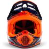 imageFox Racing Unisex V3 Motocross Dirt Bike HelmetRevise NavyOrange