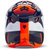 imageFox Racing Unisex V3 Motocross Dirt Bike HelmetRevise NavyOrange