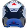 imageFox Racing Unisex V3 Motocross Dirt Bike HelmetWhiteBlue Fade