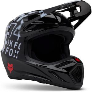 imageFox Racing Unisex V3 Motocross Dirt Bike HelmetBlack Seventy4